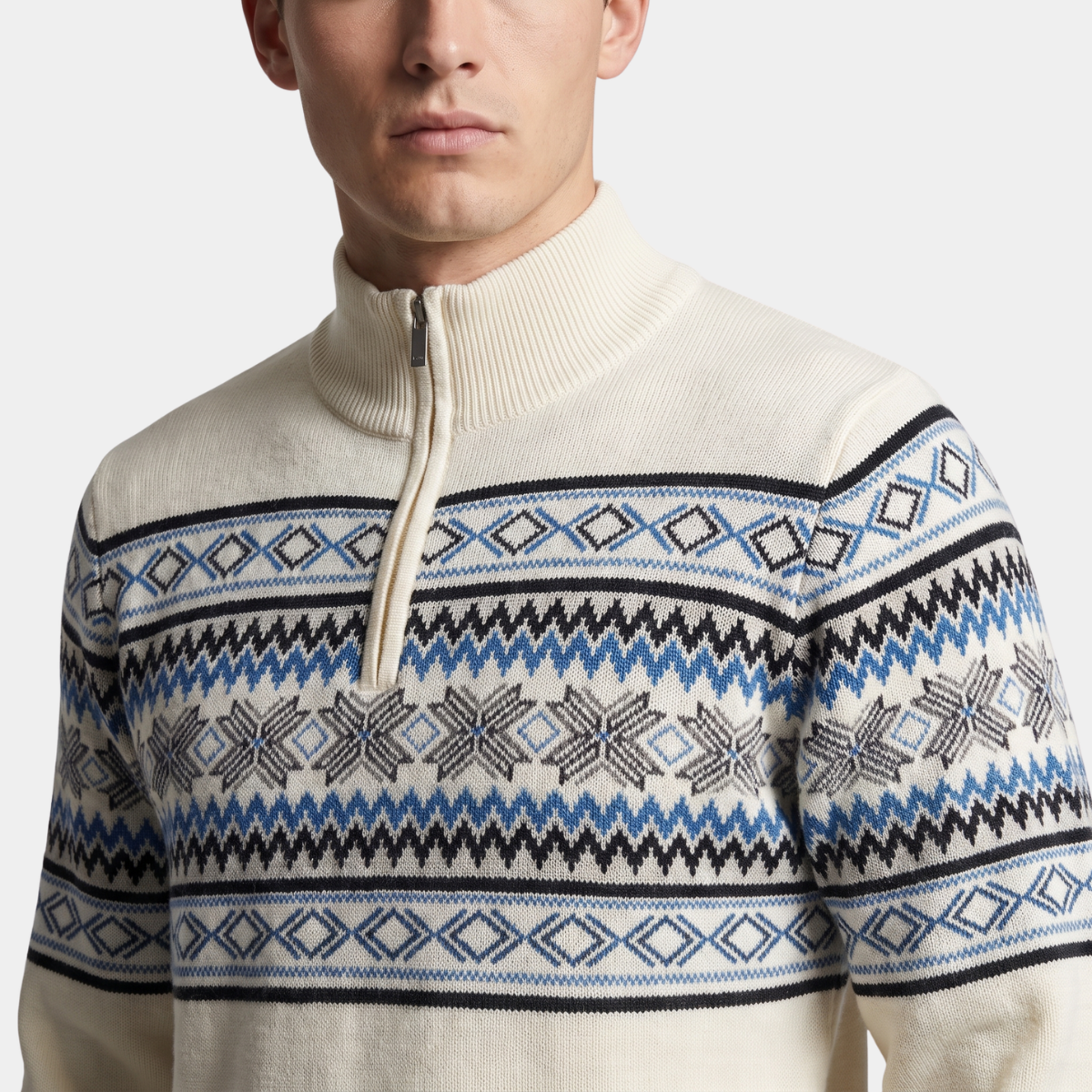 Threadbare Mens 1/4 Zip Jumper