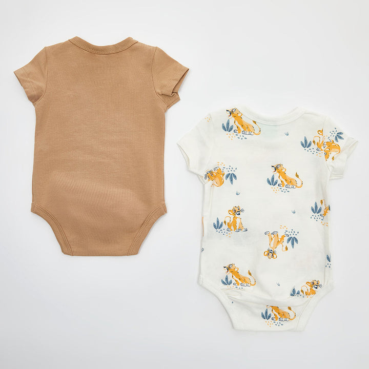 Boys Disney Lion King 2pk Body Suits