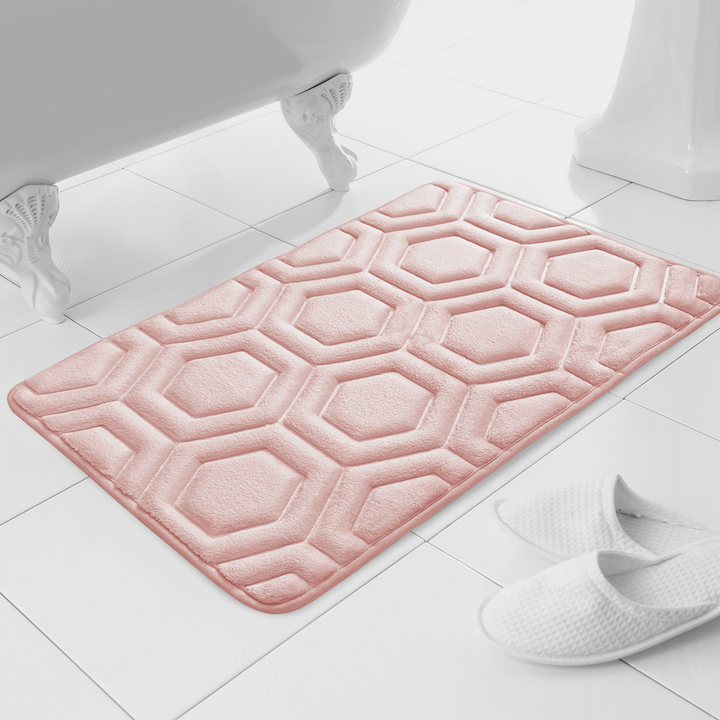 Geo Memory Foam Bath Mat