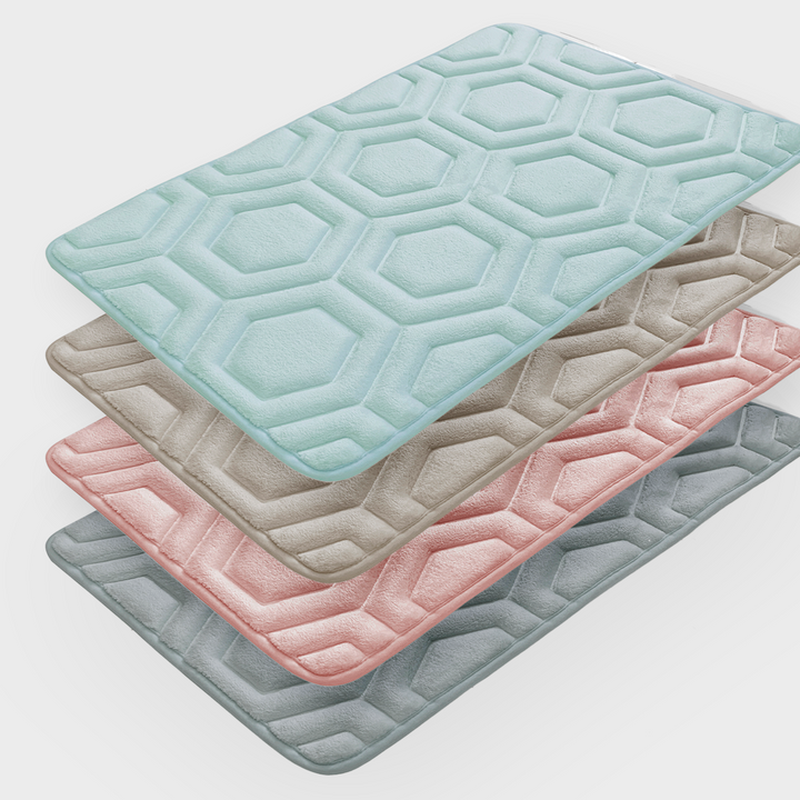 Geo Memory Foam Bath Mat