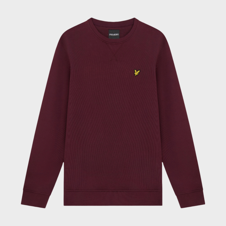 Mens Lyle & Scott Sweater Plum