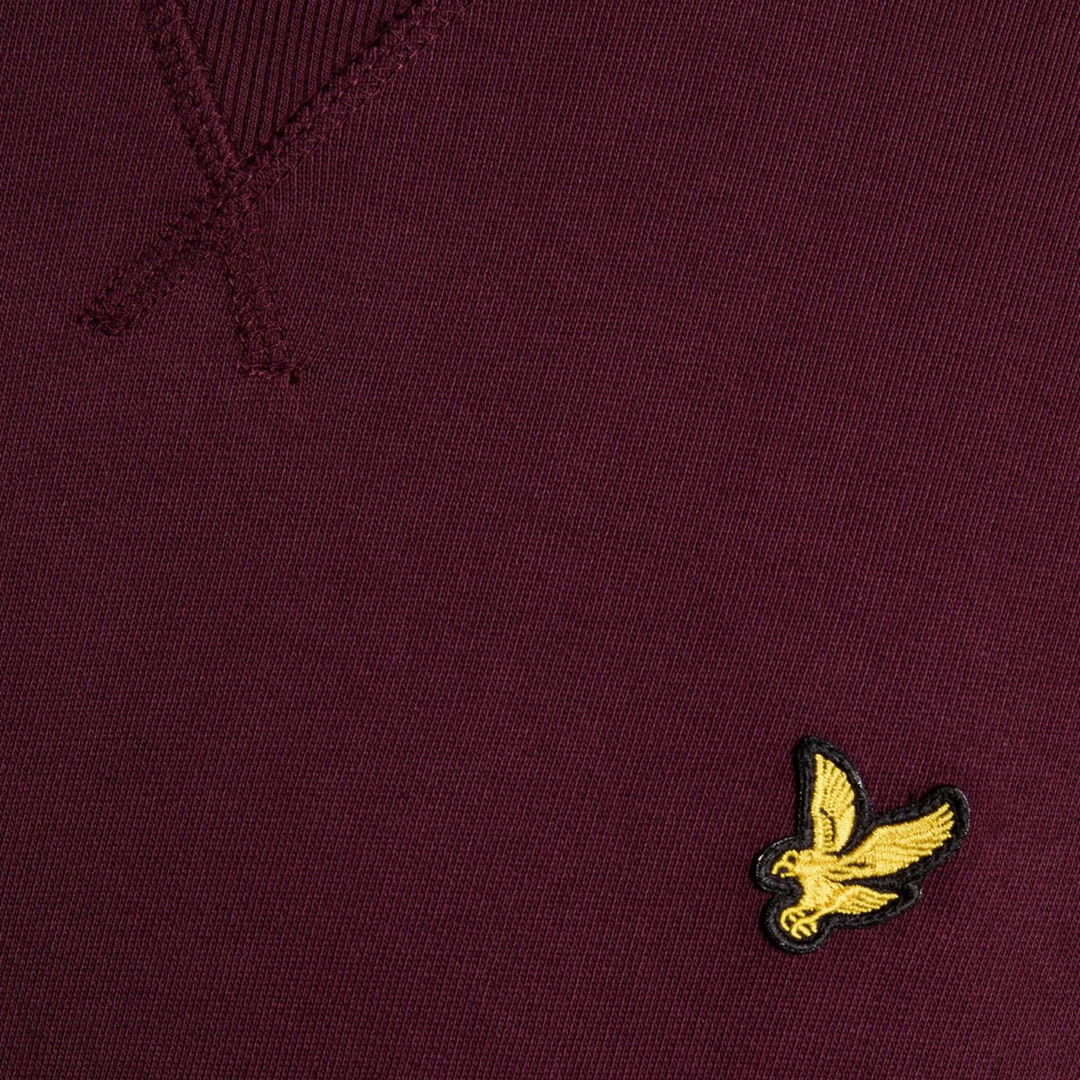 Mens Lyle & Scott Sweater Plum