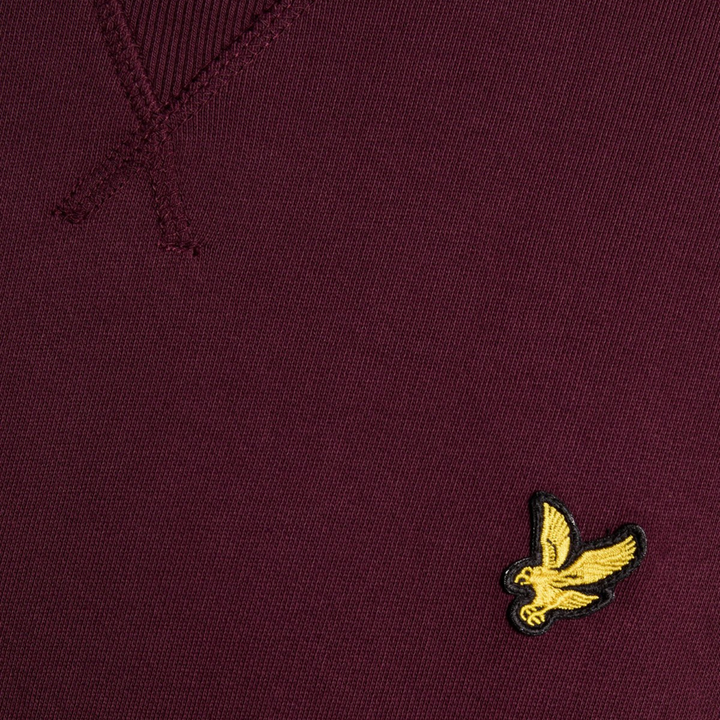 Mens Lyle & Scott Sweater Plum