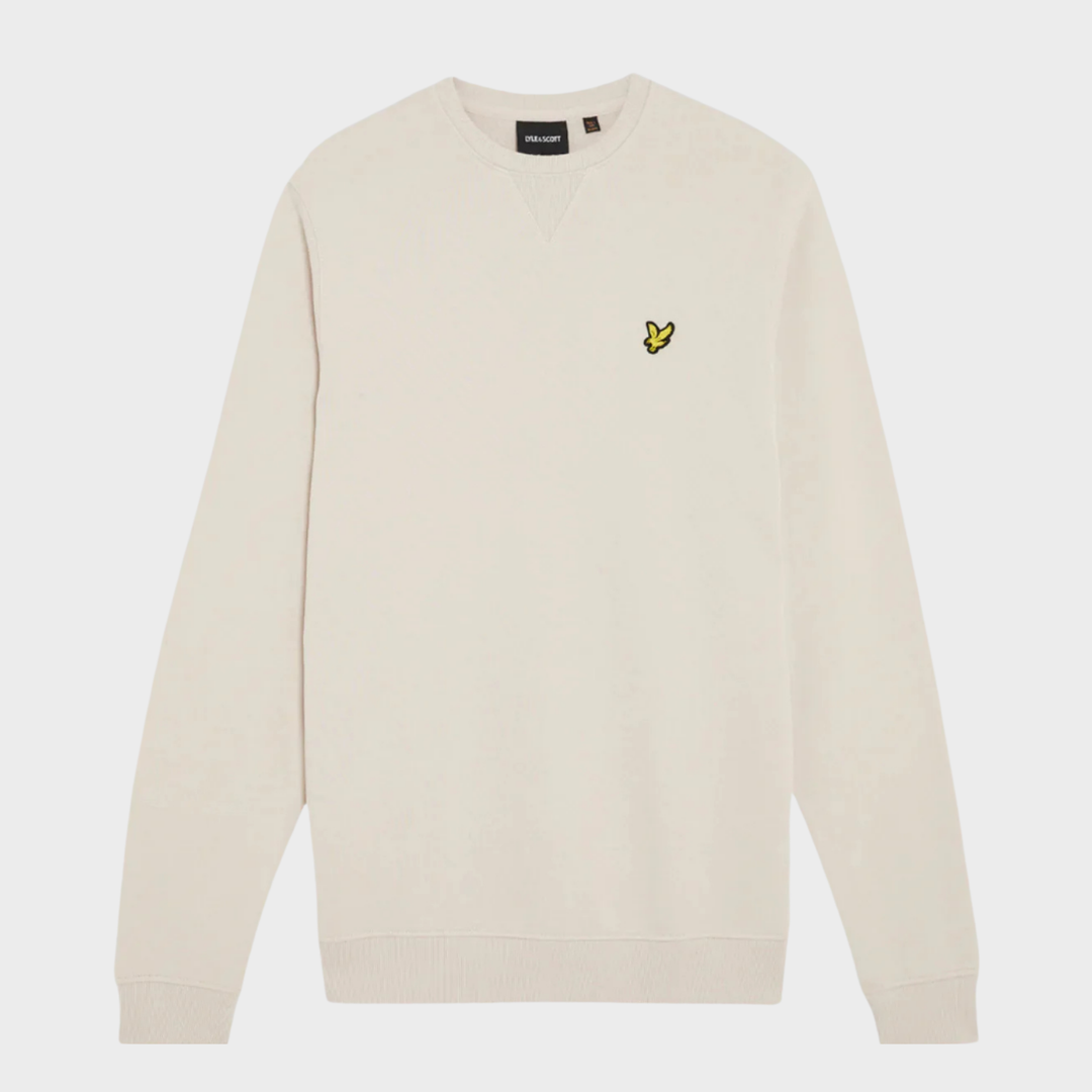 Mens Lyle & Scott Sweater Cream