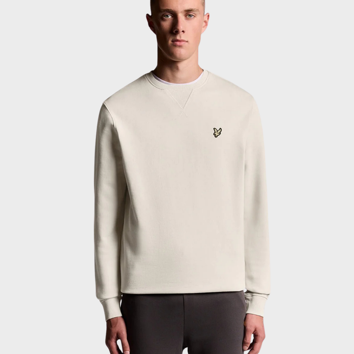 Mens Lyle & Scott Sweater Cream