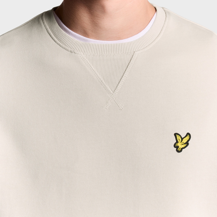 Mens Lyle & Scott Sweater Cream