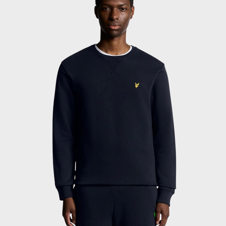 Mens Lyle & Scott Sweater Dark Navy