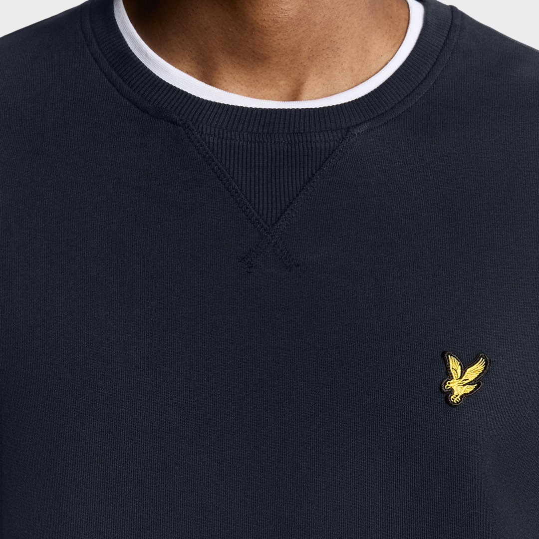Mens Lyle & Scott Sweater Dark Navy