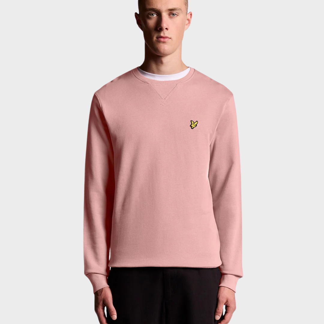 Mens Lyle & Scott Sweater Salmon