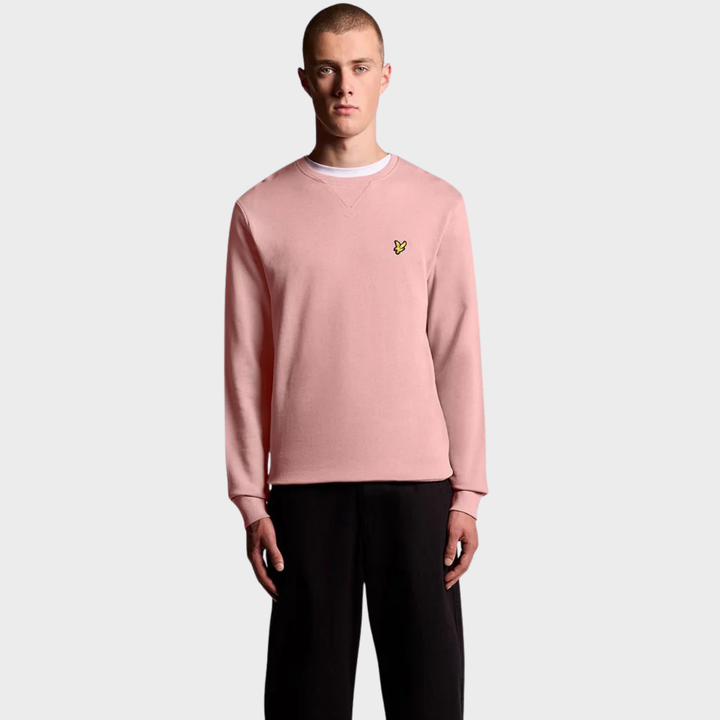 Mens Lyle & Scott Sweater Salmon