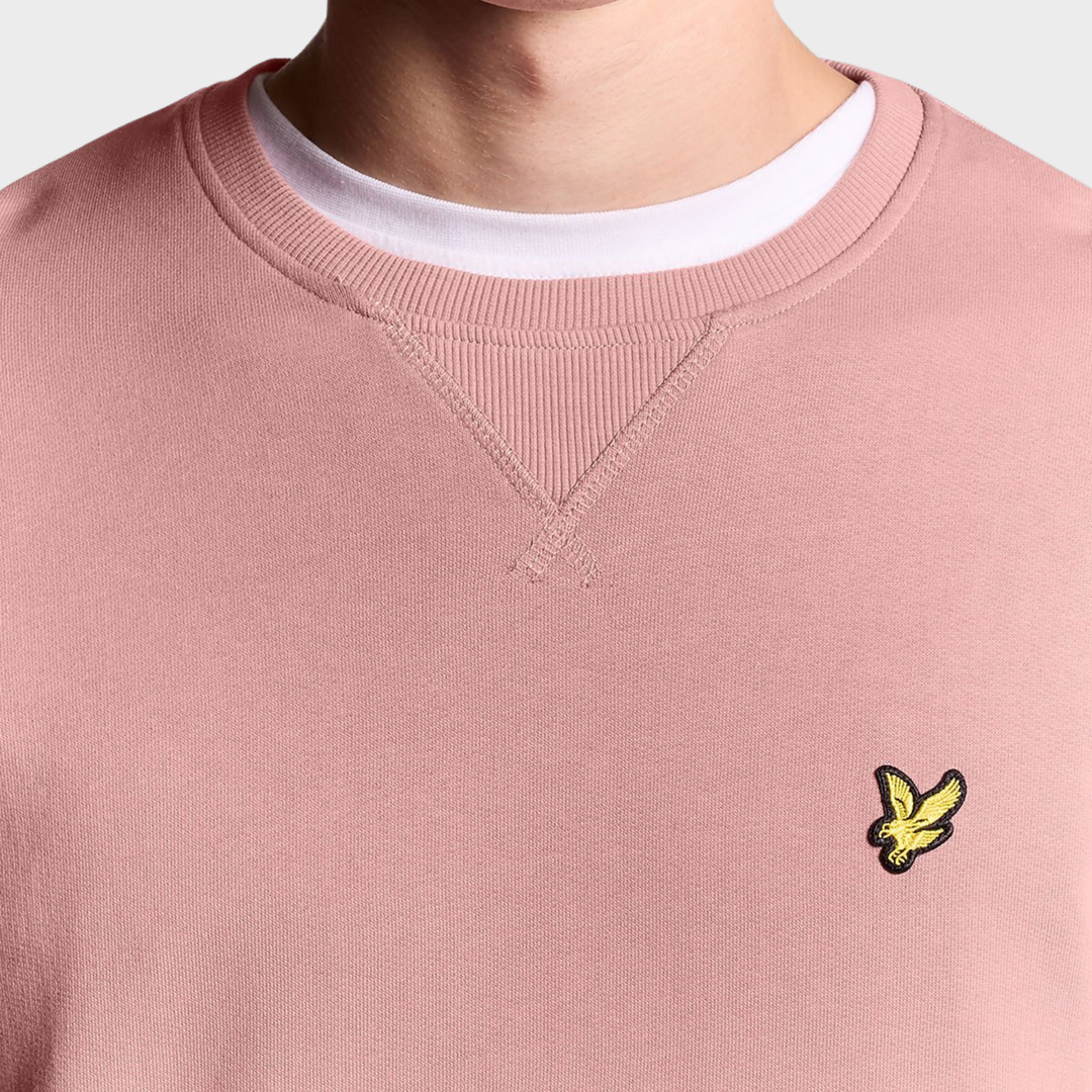 Mens Lyle & Scott Sweater Salmon