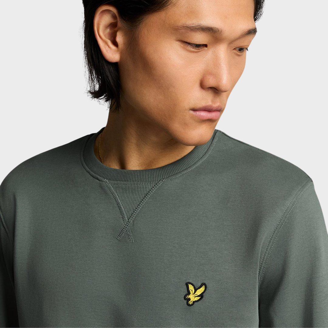 Mens Lyle & Scott Sweater Khaki