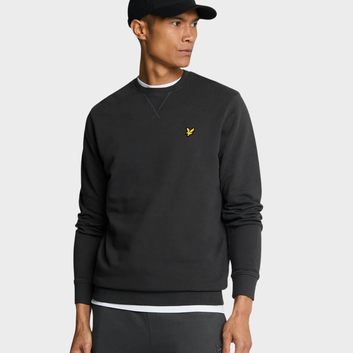 Mens Lyle & Scott Sweater Dark Grey