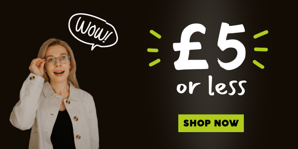 Special collection with everything under £5, so you can have all the best deals in one place.