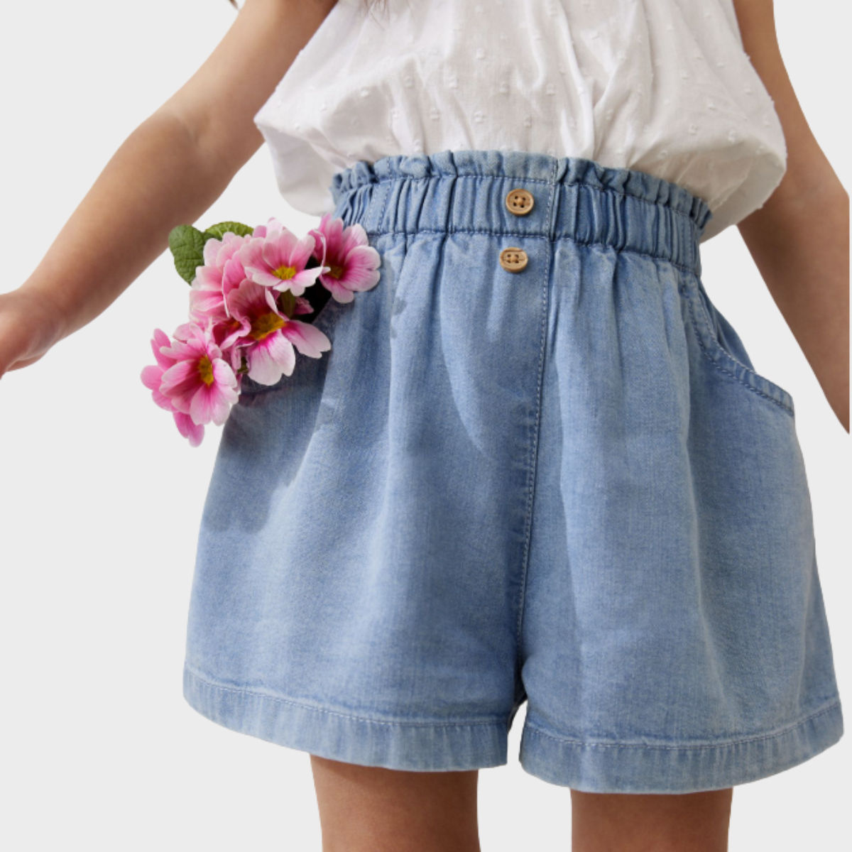 Girls Tencil Denim Short