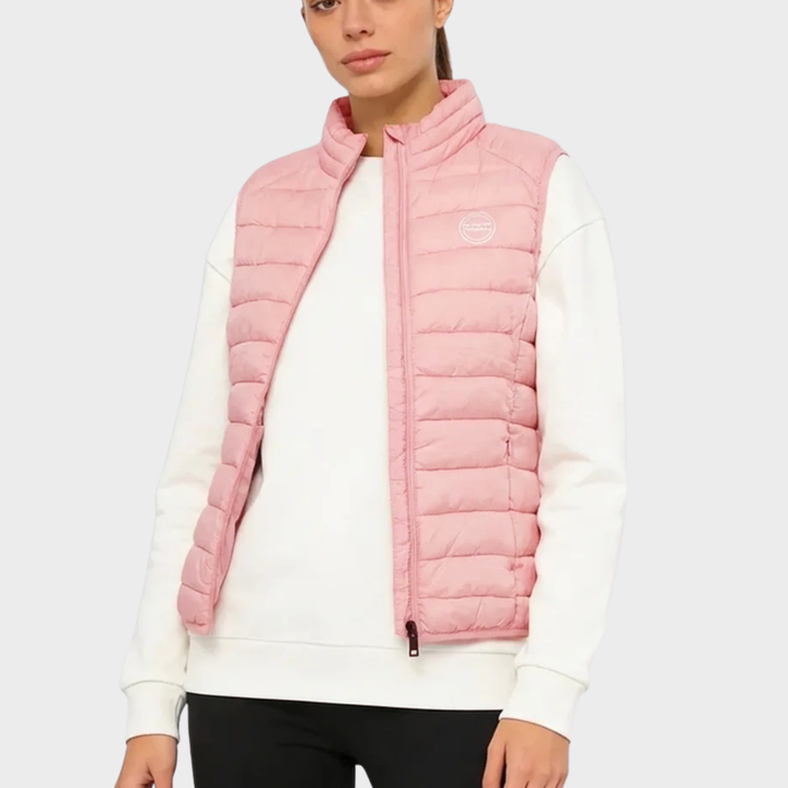 Ladies Pink Lee Cooper Gilet In A Bag