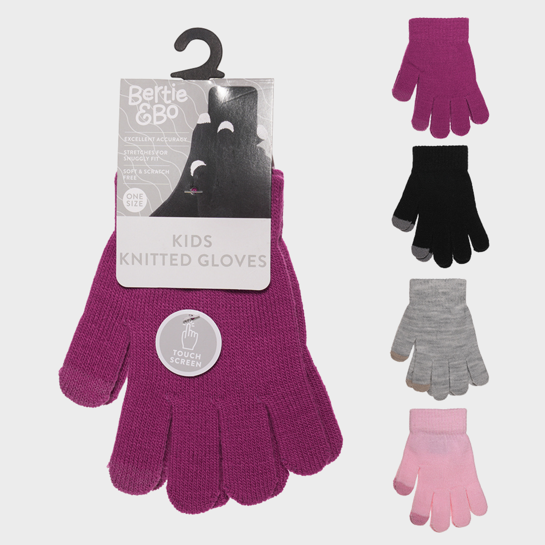 Kids Thermal Phone Touch Gloves
