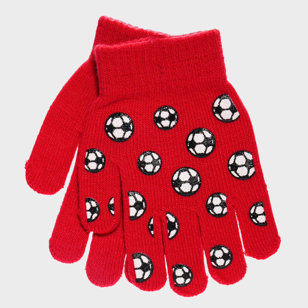 Kids Thermal Gripper Gloves - 1 Pair Assorted Colour