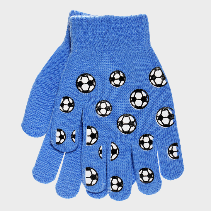 Kids Thermal Gripper Gloves - 1 Pair Assorted Colour
