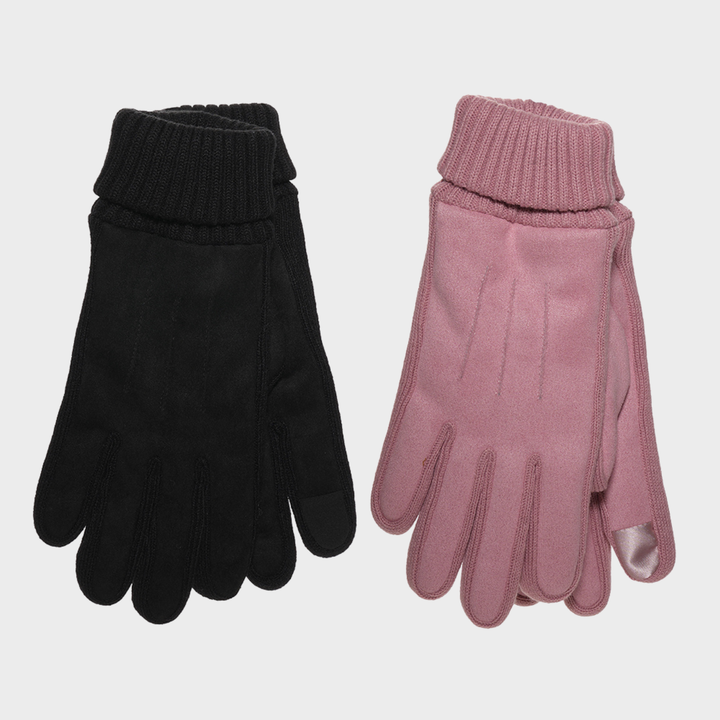 Ladies Suede Glove With Lining