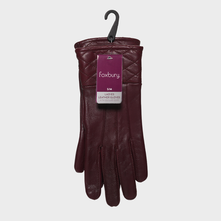 Ladies Quilted Leather Glove