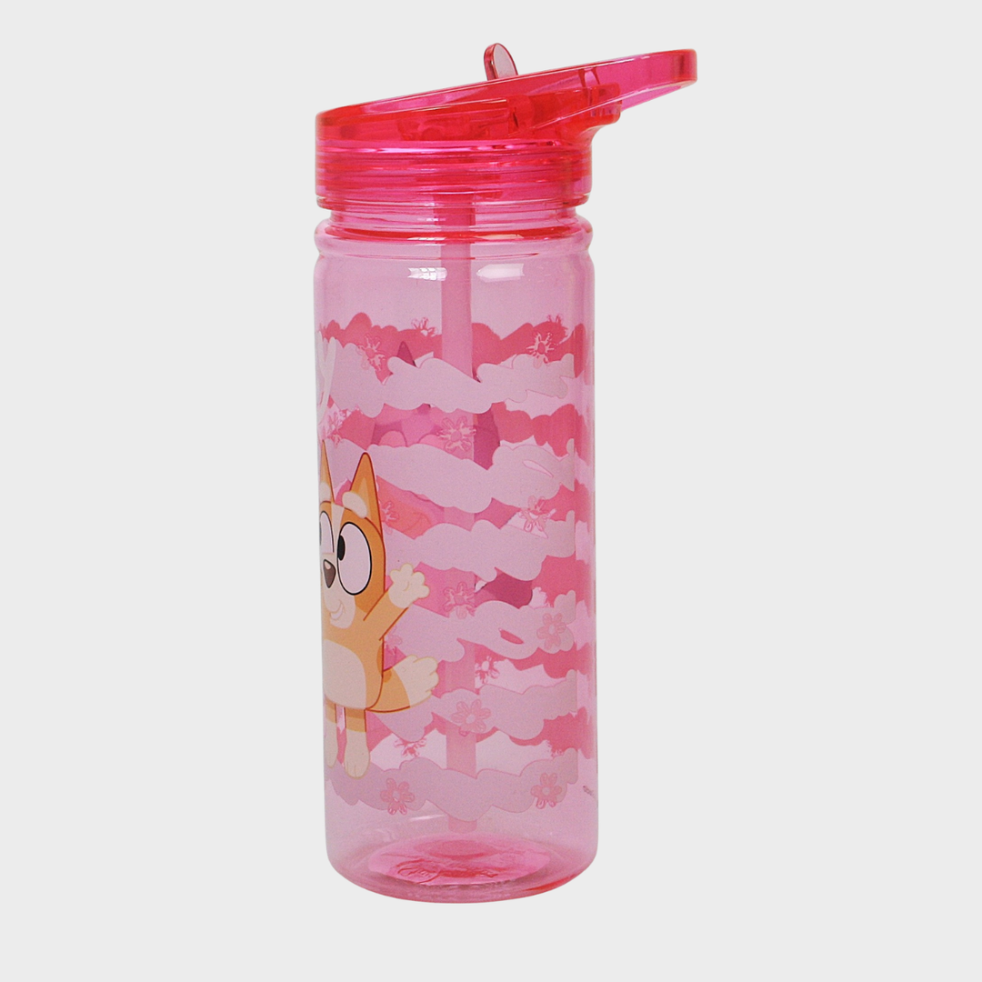 Kids Pink Bluey Themed Water Bottle