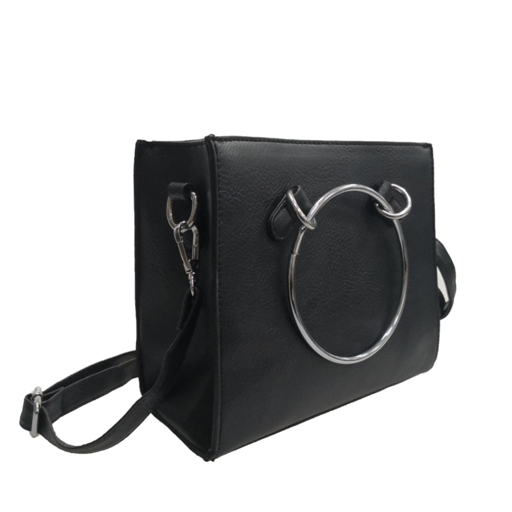 Black Ring Handle Bag