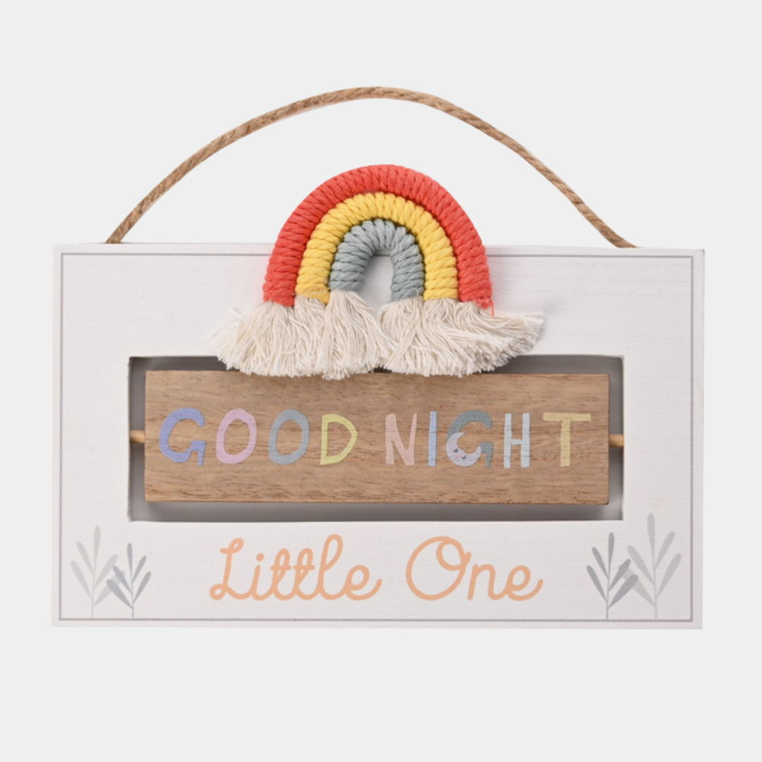 Petit Cheri Good Morning/Night Plaque