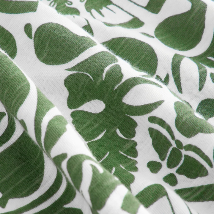 Ladies Bubble Hem Printed Top