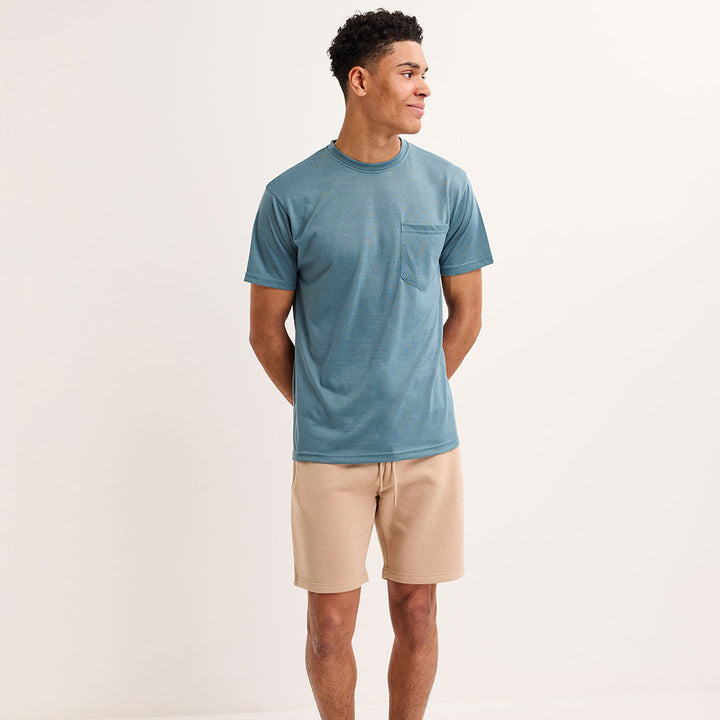 Mens Lilypad Crew Neck Pocket T-shirt