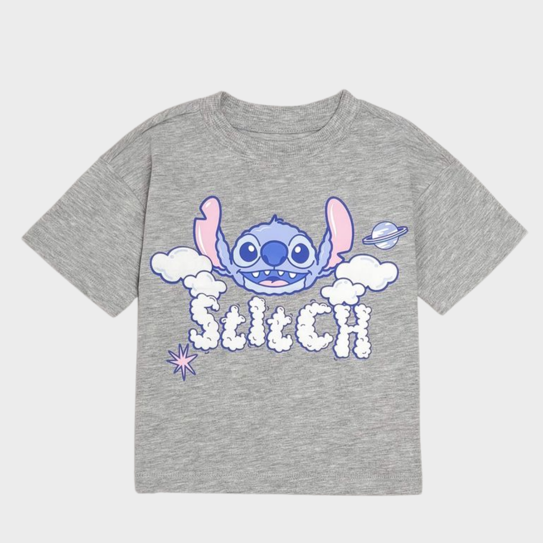 Kids Cloud Stitch Boxy Fit T-shirt