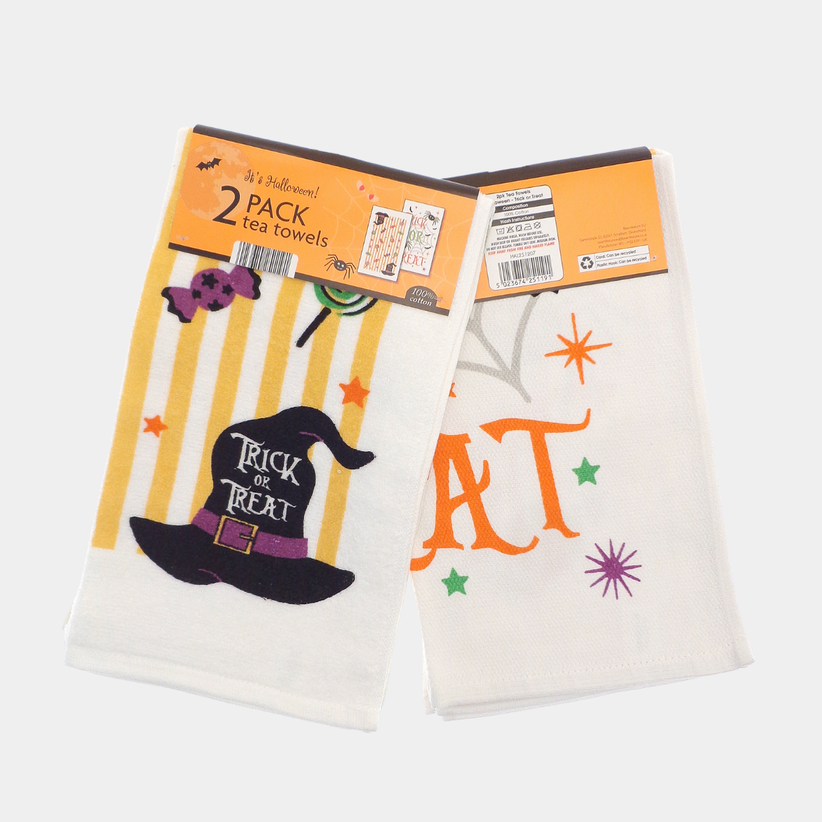 Halloween 2pk Velour Towels
