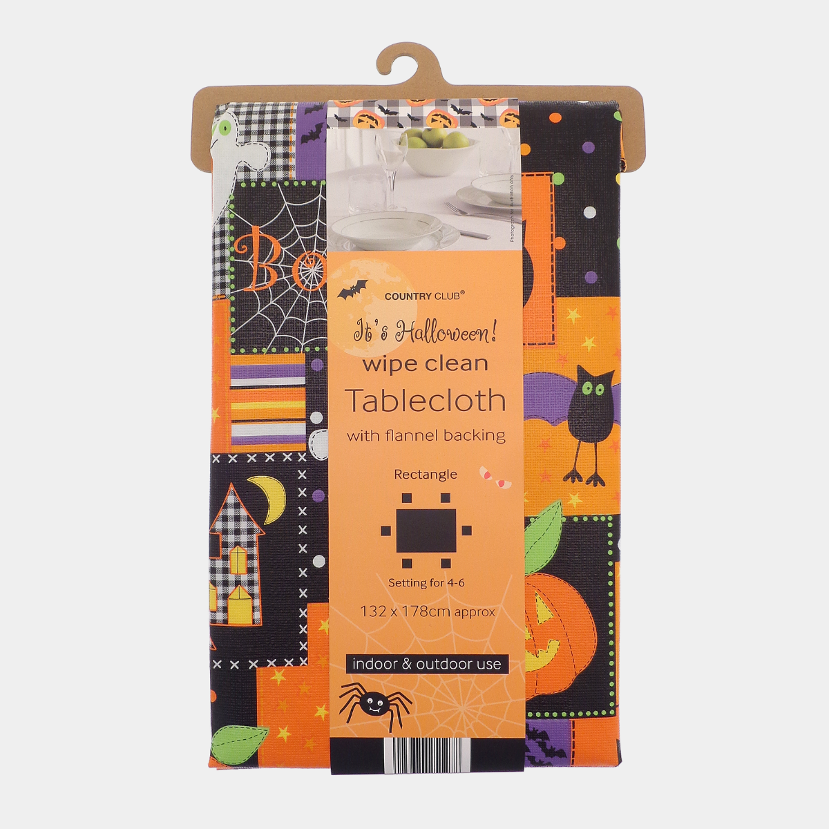 Halloween Wipe Clean Tablecloth