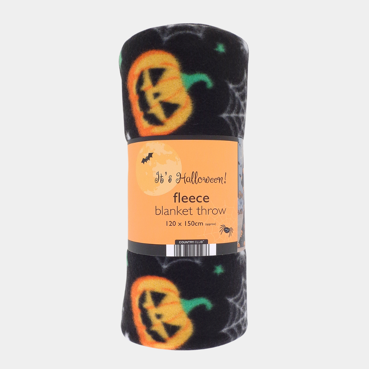 Pumpkin Design Halloween Throw 120x150cm
