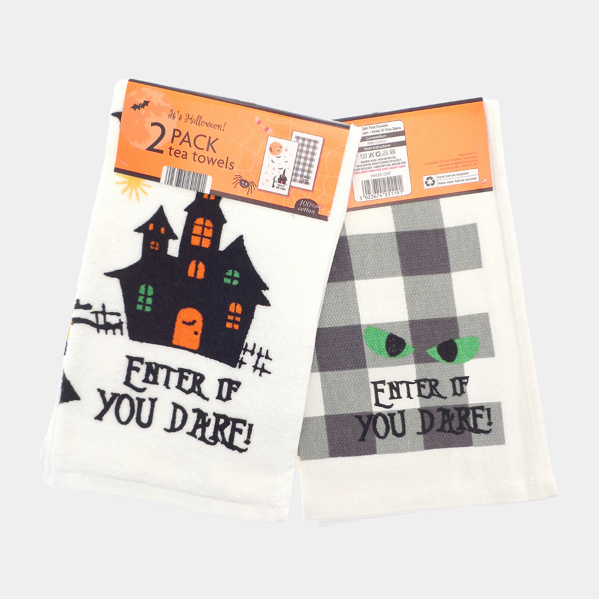 Halloween 2pk Velour Towels