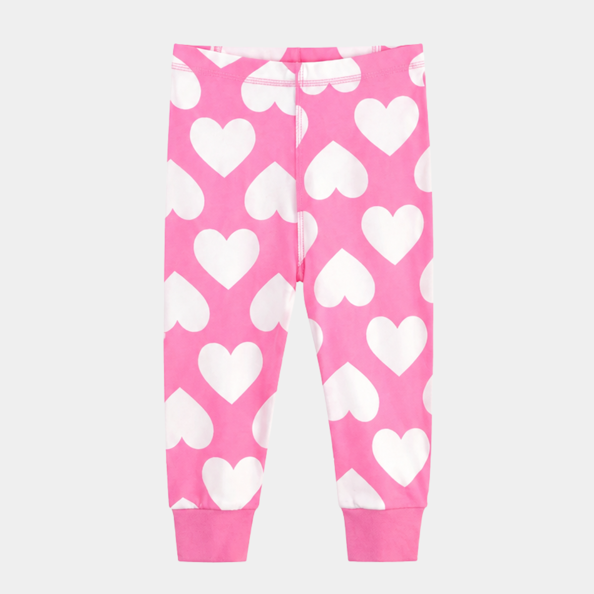 Girls Pink Heart Pj Bottom
