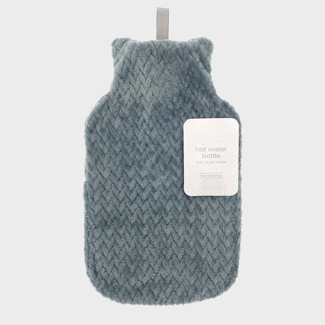 Jacquard Plush Hot Water Bottle