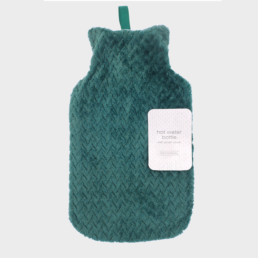 Jacquard Plush Hot Water Bottle