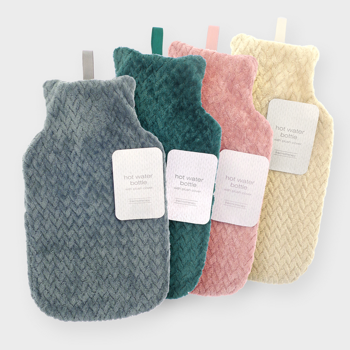 Jacquard Plush Hot Water Bottle