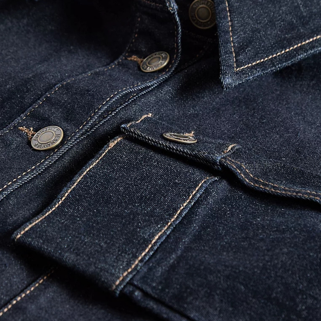 Ladies Denim Pocket Shacket
