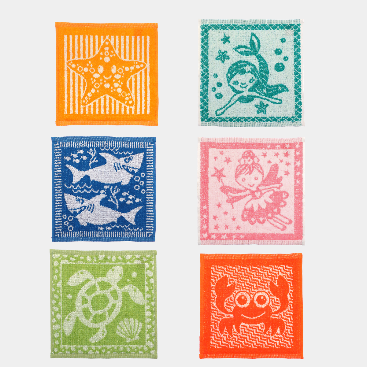 Kids Design Jacquard Face Cloth