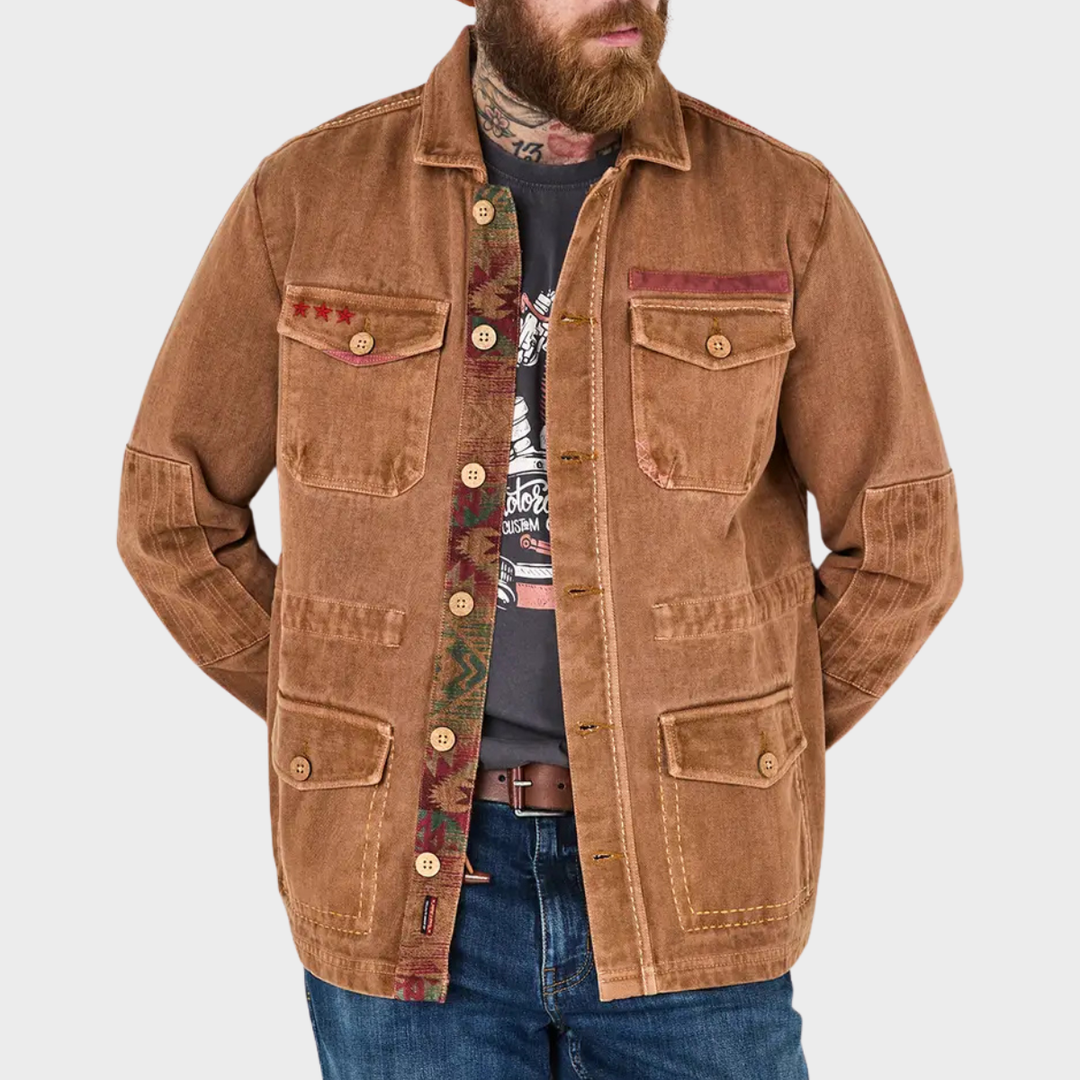 Mens Casual Utility Jacket