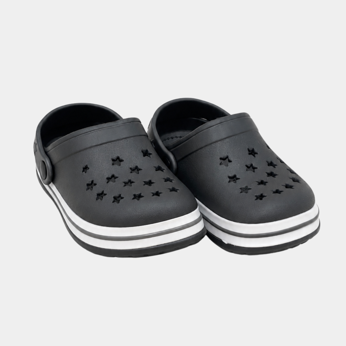 Kids Grey Clogs