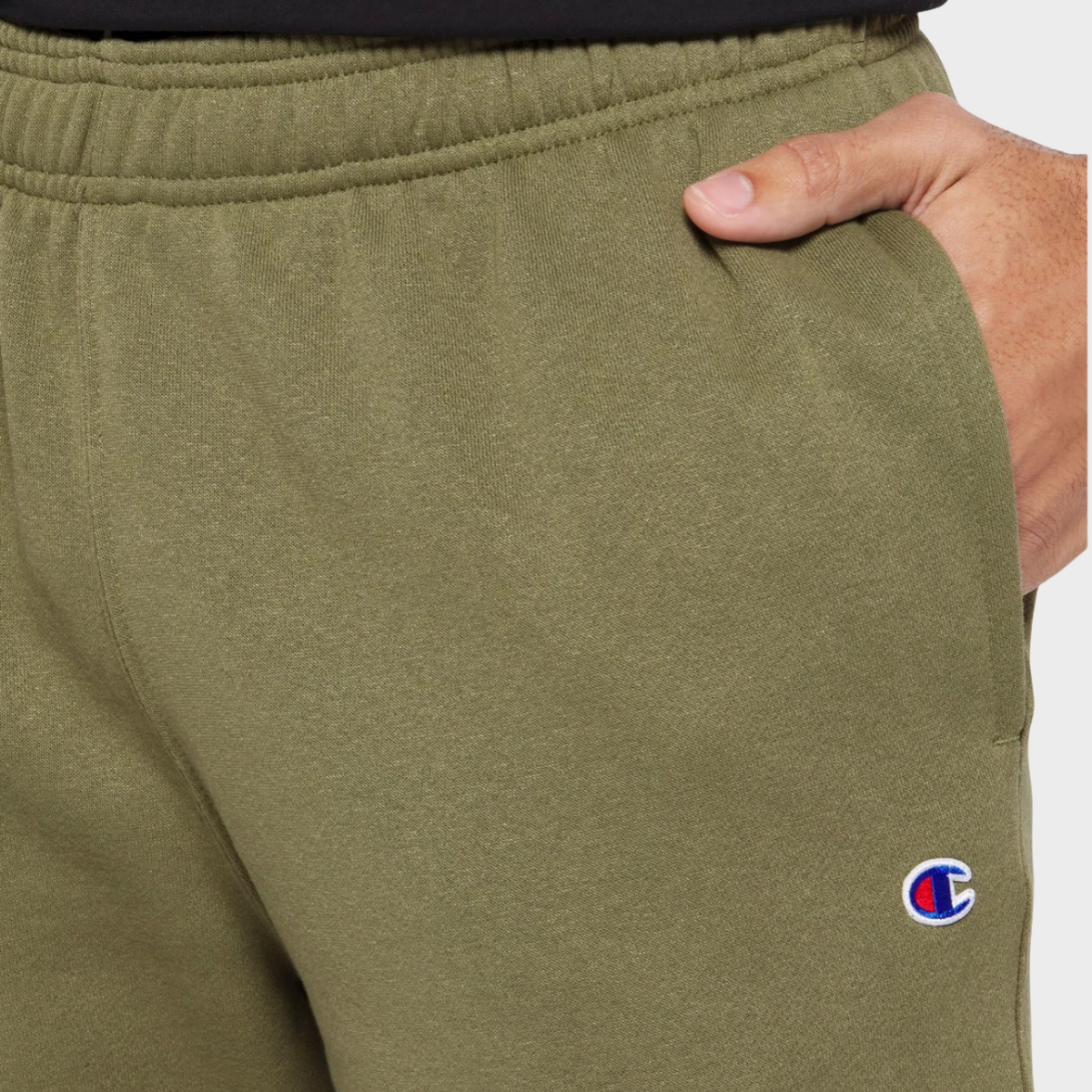Men's Olive Embroidered Champion Jogger