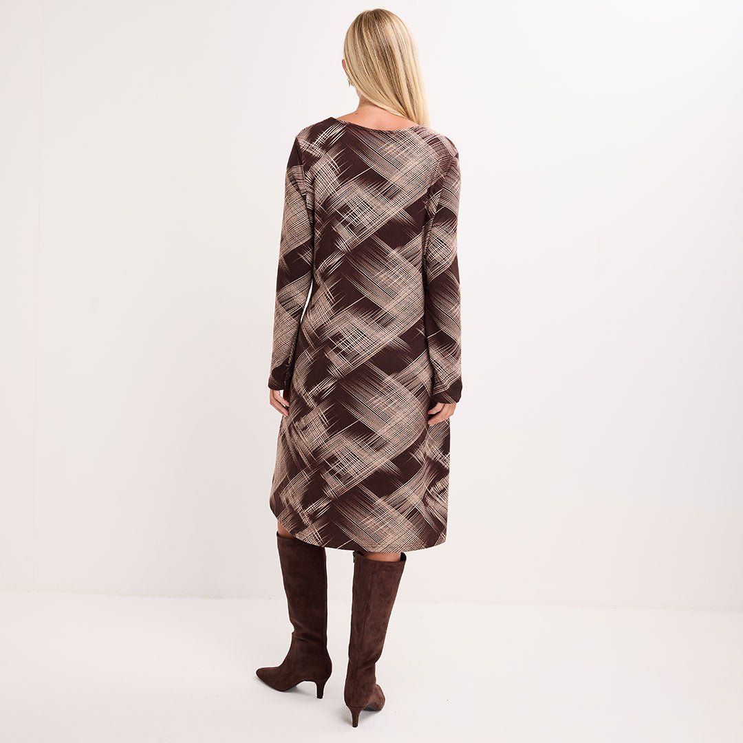 Ladies Brush Stroke Dress