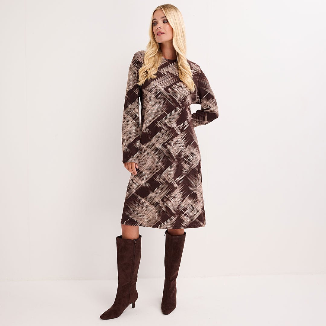 Ladies Brush Stroke Dress