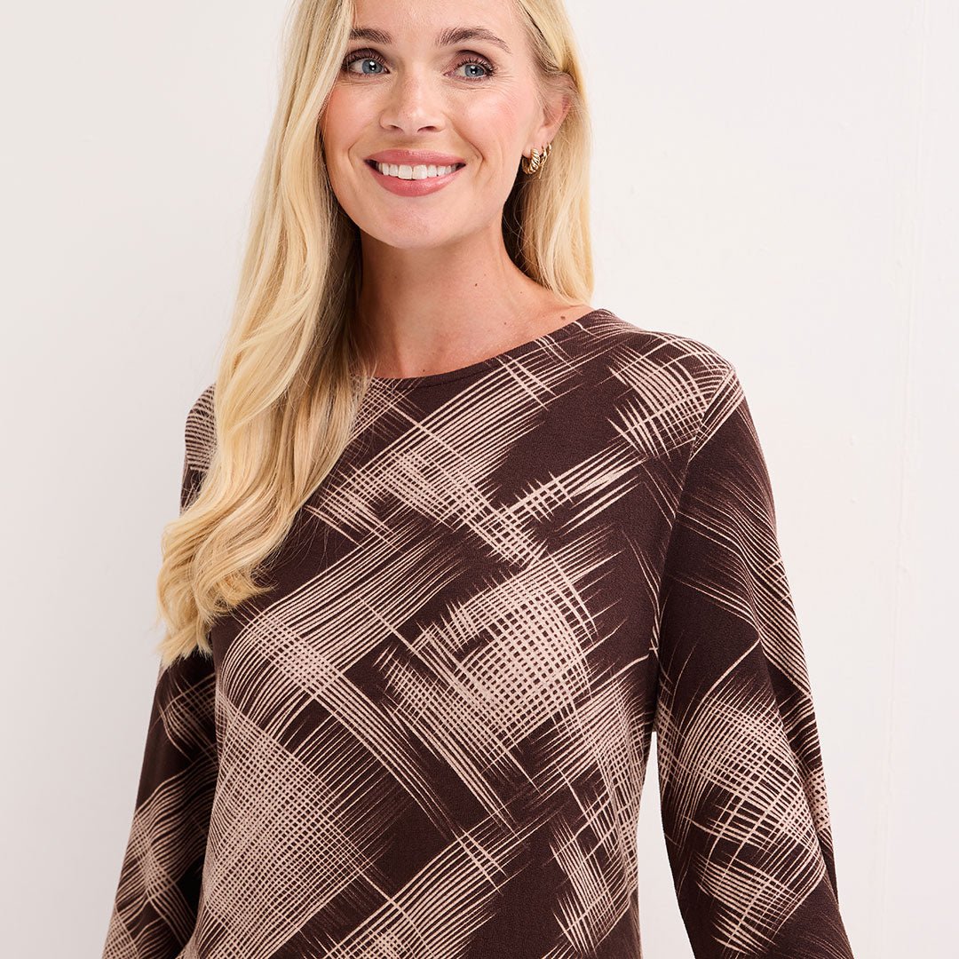 Ladies Brush Stroke Dress