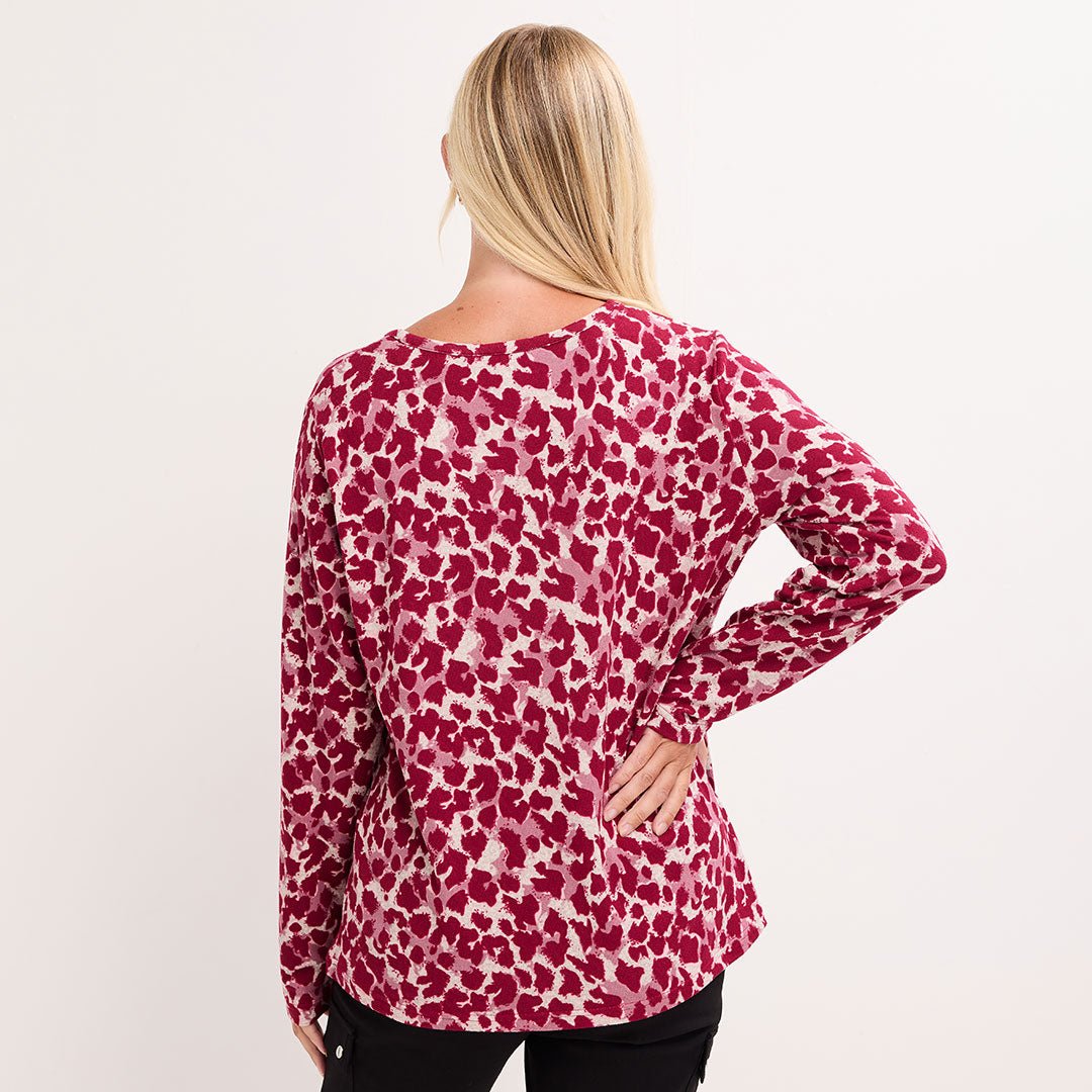 Ladies Animal Print Top