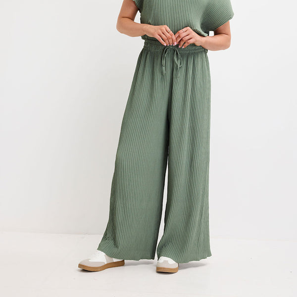Ladies Plisse Trouser