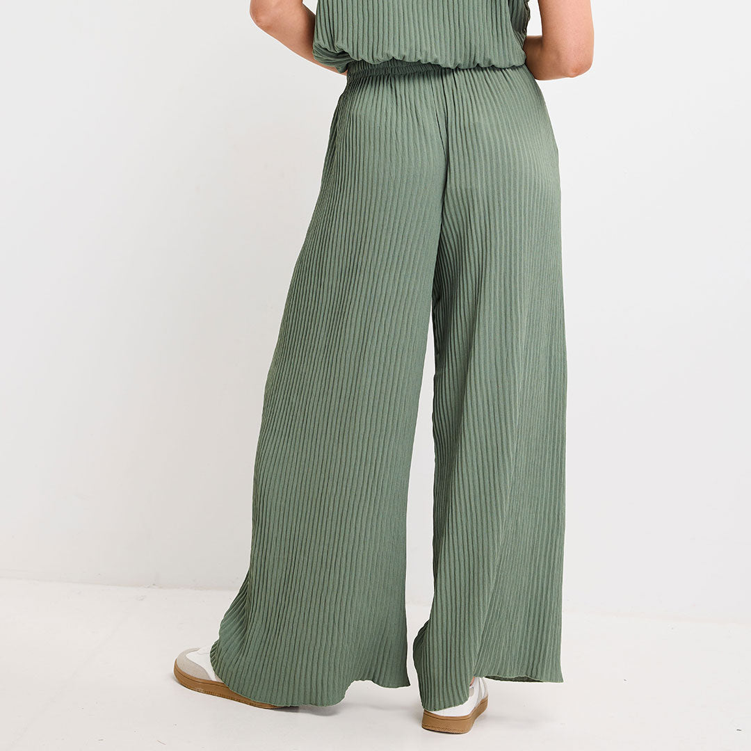 Ladies Plisse Trouser